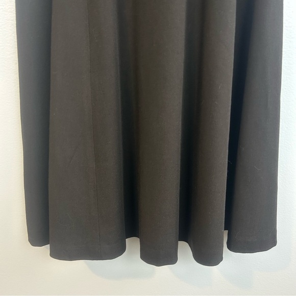 Theory Tillora Wool Blend Brown Sleeveless Fit & Flare Mini  Dress Size 4 - Picture 9 of 10